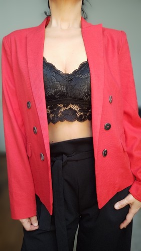 Veste blazer rouge - veste,