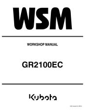 Kubota GR2100EC Service Manual | CD OR USB