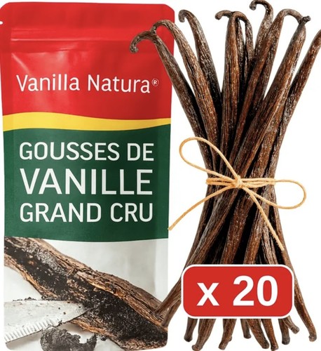 Gousses vanille bourbon - 20, de