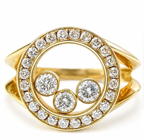 Bague ronde vintage - , chopard