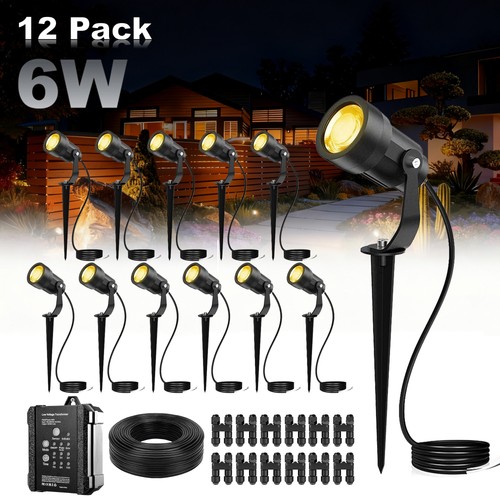 12pack 3000k low voltage - 6w,