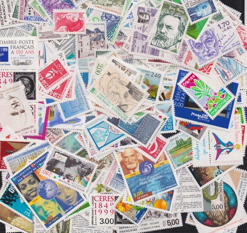 Lot timbres francs - en,