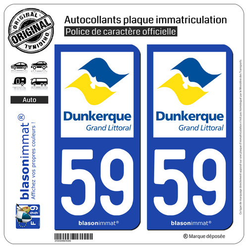 Stickers autocollant plaque - 2,
