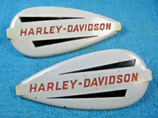 Vintage Genuine Harley Davidson Tank Emblems 1940-46 Knucklehead Flathead OEM OE