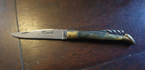 Couteau laguiole ancien pliant - laguiole,