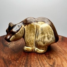 Vintage MCM Soholm Pottery Denmark Ceramic Bear  Figurine Joseph Simon