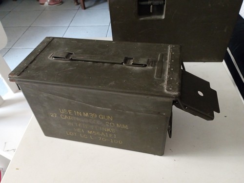 Caisse militaire cartouches - caisse,