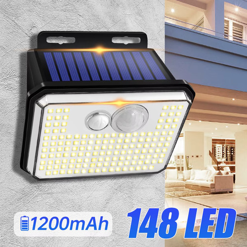 Lampe solaire 148 led ip65 - 148,