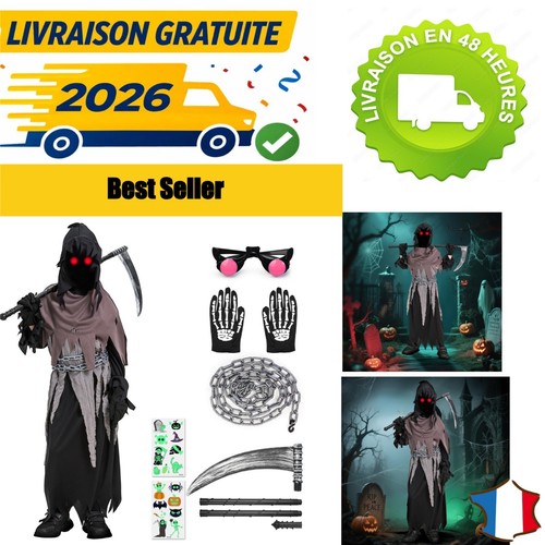 Costume faucheuse halloween - costume,