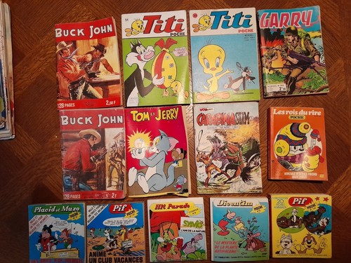 Lot poche titi pif buck - bd,