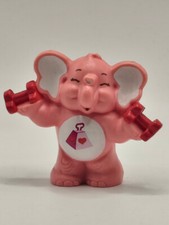 LES BISOUNOURS - CARE BEARS Big Heart Elephant Figure AGC 1983 - 5 cm
