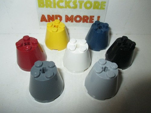 Lego cone 3x3x2 axle hole - -,