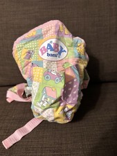 Zapf Creation BABY BORN Doll Carrier Vintage Doll Accessory Pastel Quilt Pattern