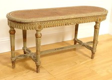Banquette de piano Louis XVI