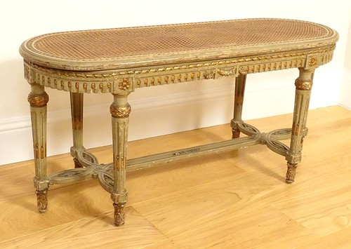 Banquette piano louis - piano, xvi