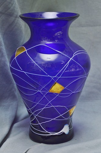 Vase lucka glas - verre,, bleu