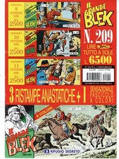 BLEK LE ROC RARE CARTON PUBLICITAIRE (ITALIE) TBE