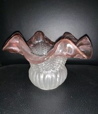 TULIPE ABAT-JOUR EN VERRE BORD