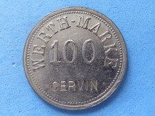 1311) Germany Werth Marke 'Cervin' 100 Plated 27mm £4.50