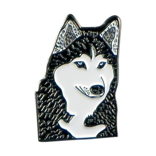 Sibérien husky émail pins - husky,