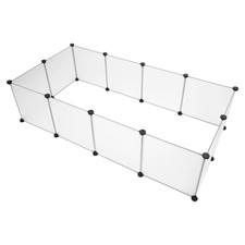 Grande Clôture De Cour En Plastique Portable Pour Petits Animaux, Chenil Pour