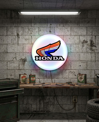 Enseigne honda moto vintage - moto,