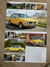 TRIUMPH DOLOMITE SPRINT- Classic Life Story / Ownership Article