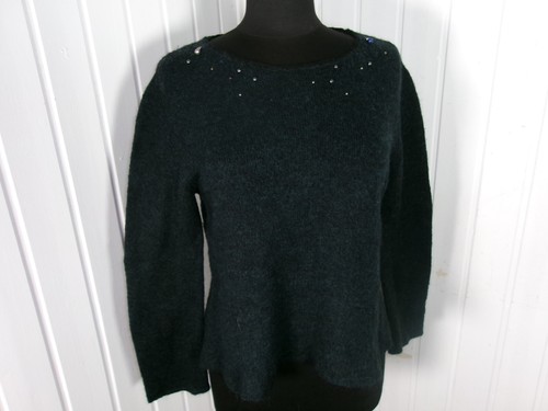 Pull maille doux - , noir/bleu