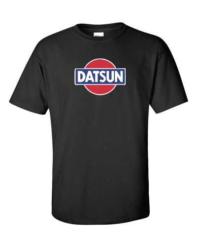 Datsun black retro logo - black,