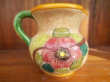 petit pichet VINTAGE faïence signé DERUTA ITALIE FAIT MAIN