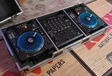 Two Denon DJ SC3900 tabletop