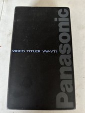 Panasonic Video  Titler Rare Tbe Boîte VW-VT1 Sans Alimentation Tbe