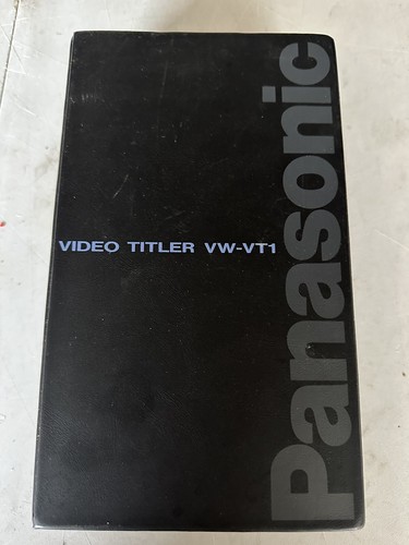 Panasonic video titler rare - video,