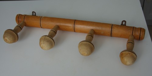 Porte manteau ancien bois - manteau,