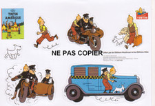 TINTIN - Autocollant Stickers