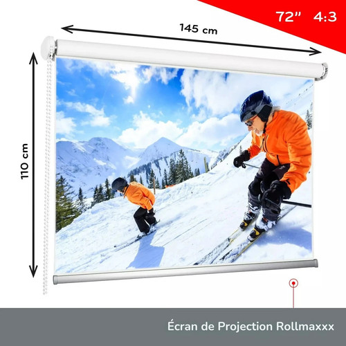 écran projection - projection, 72"