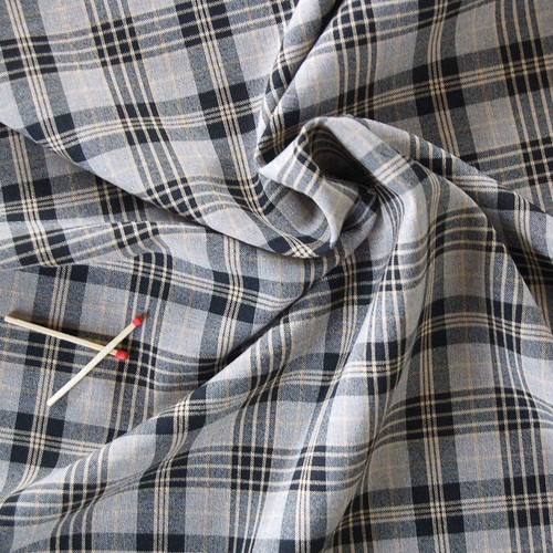 Tissu stretch tartant - tissu,