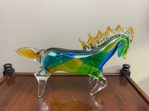Figurine cheval verre - en,