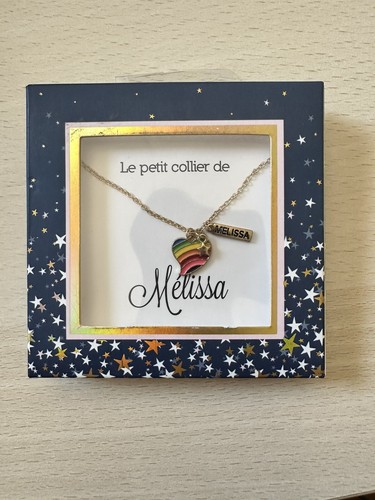 Collier prénom mélissa - prénom,