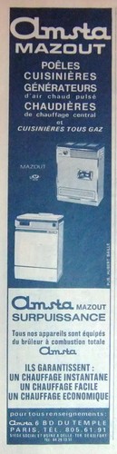 Publicité amsta mazout - publicitÉ,