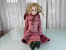 Poupée d'artiste ancienne tête porcelaine 56 cm. État voir