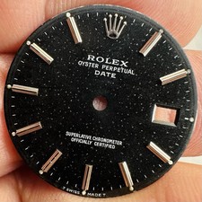 Rolex Black Dial For Date 34mm