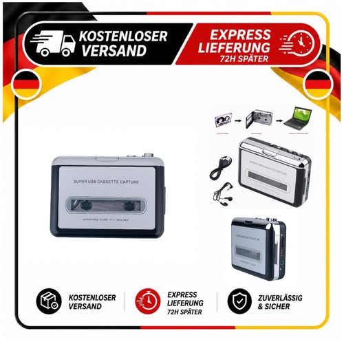 Lecteur cassette usb - cassette,