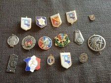Beautiful Lot 16 Police Badges Crs Rare Dragon Military