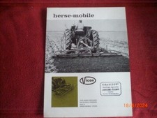 ANCIEN   PROSPECTUS   PUBLICITAIRE  HERSE  MOBILE    VICON