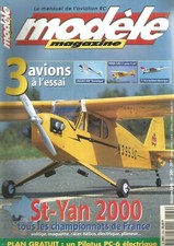 MAG MODEL N°589 PLAN "PILATUS PC-6 ELECTRIC" / JAGUAR 400 / PIPER CUB J-3/25