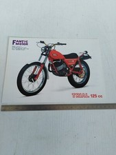 1979 Fantic Trial Type 250 125cc English Original Single Page Brochure Brochure