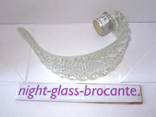 1 FEUILLE VINTAGE EN VERRE DE