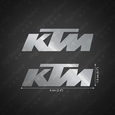 2 stickers adaptés à KTM 6