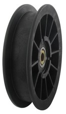 POULIE A GORGE PLATE